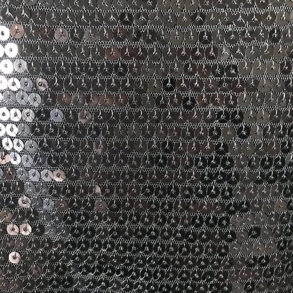 NWOT - Slinky Brand Black Sequined Sleeveless Tunic Top - Picture 7 of 12